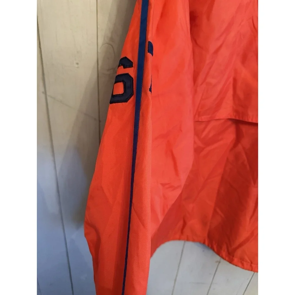 Vintage Polo Jeans Ralph Lauren  Rain Outerwear Jacket Hooded 67 Stripe Sz-XL O2